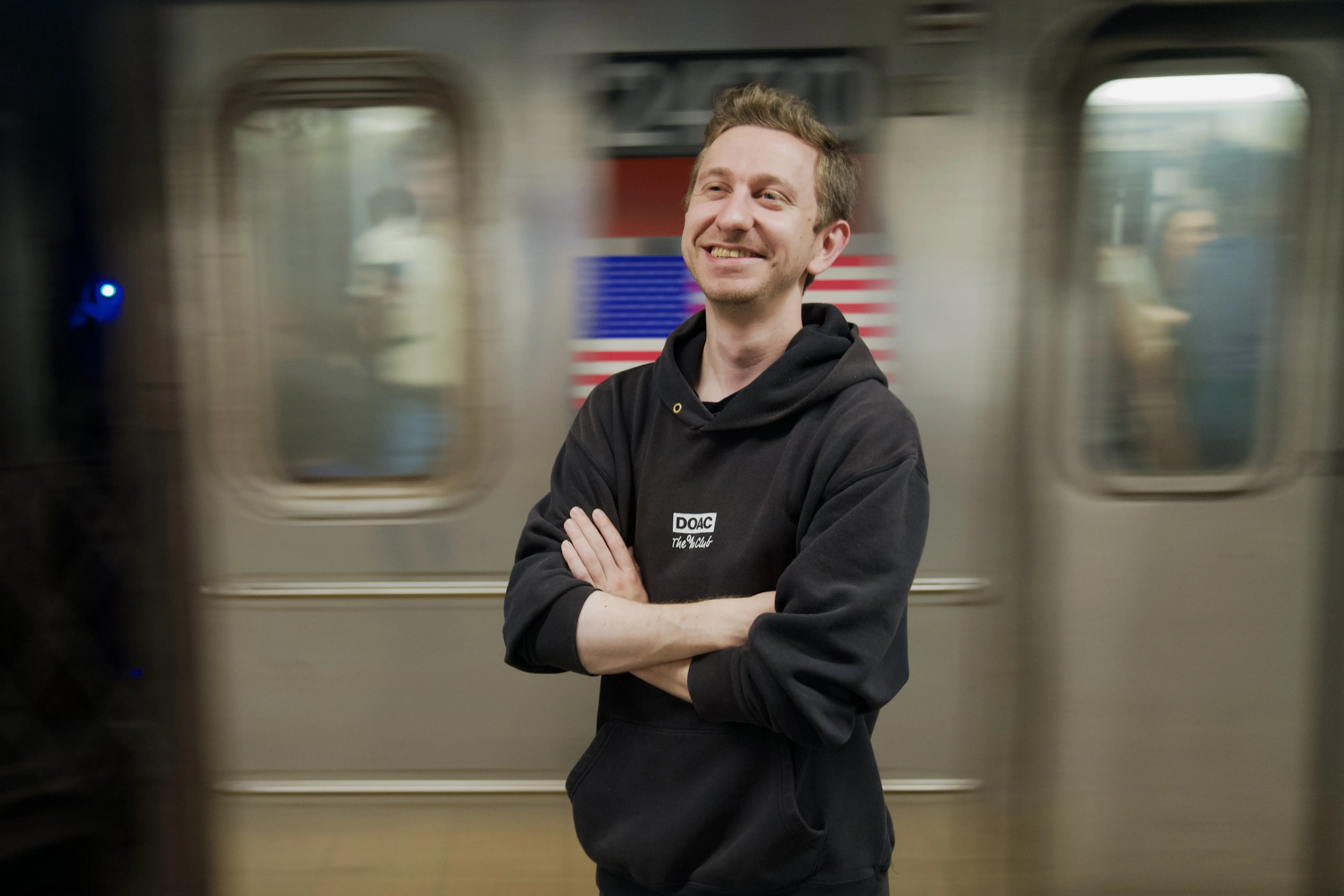 Rox on the subway